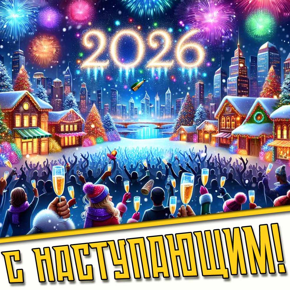 Картинка с наступающим 2026
