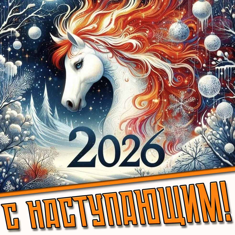 Красивая картинка с наступающим 2026