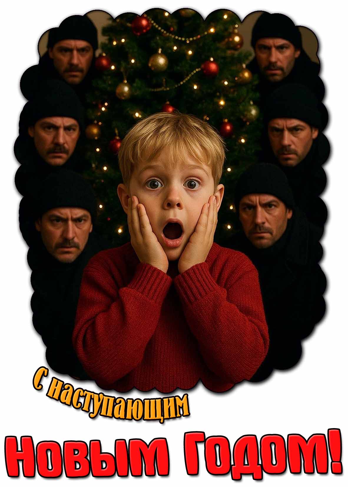 Смешная картинка с наступающим новым годом