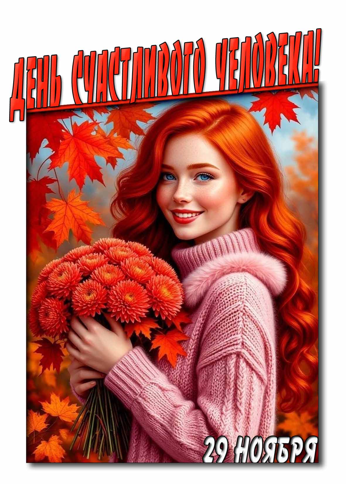 Картинка на день счастливого человека 29 ноября