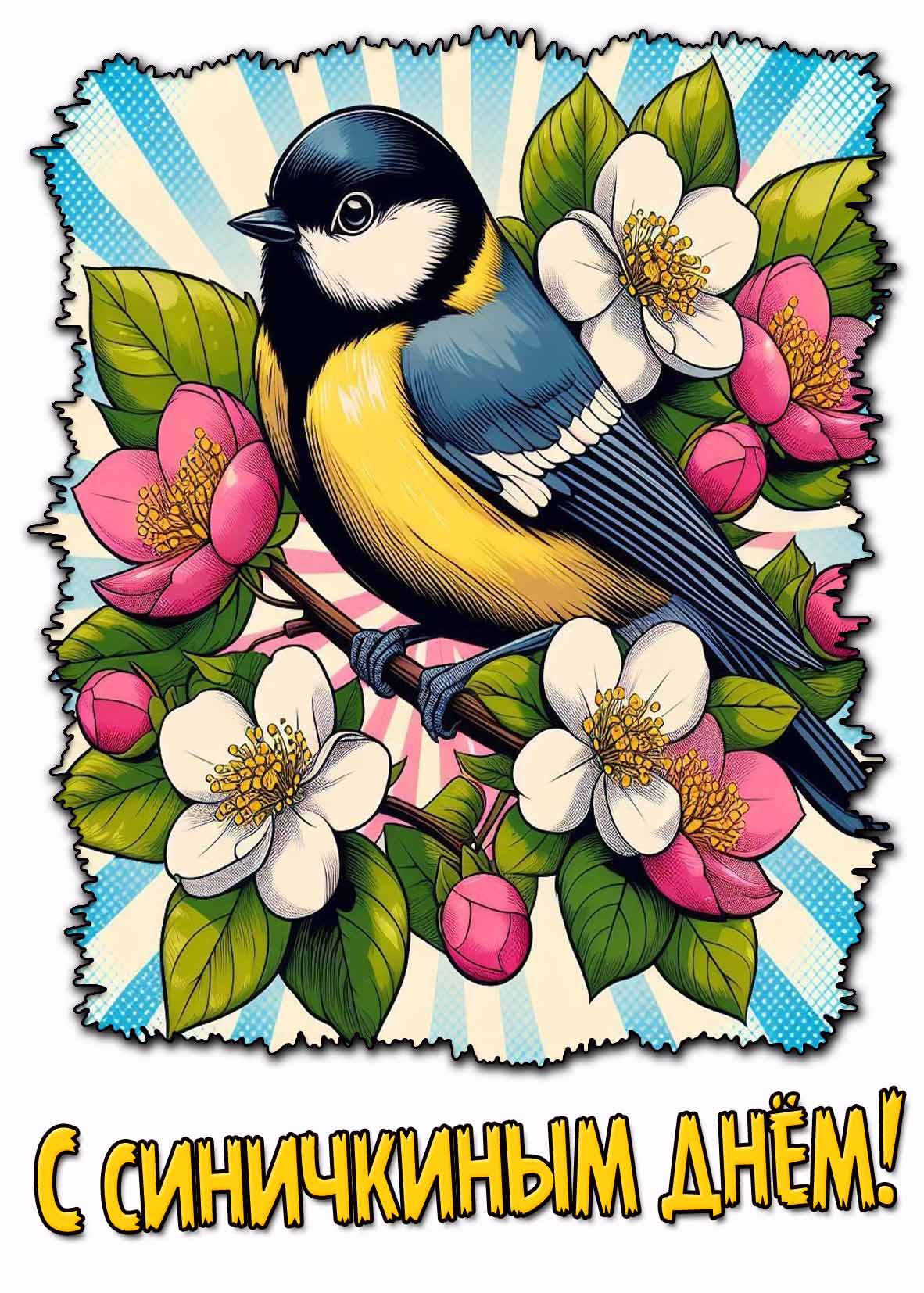 Картинка с синичкиным днём
