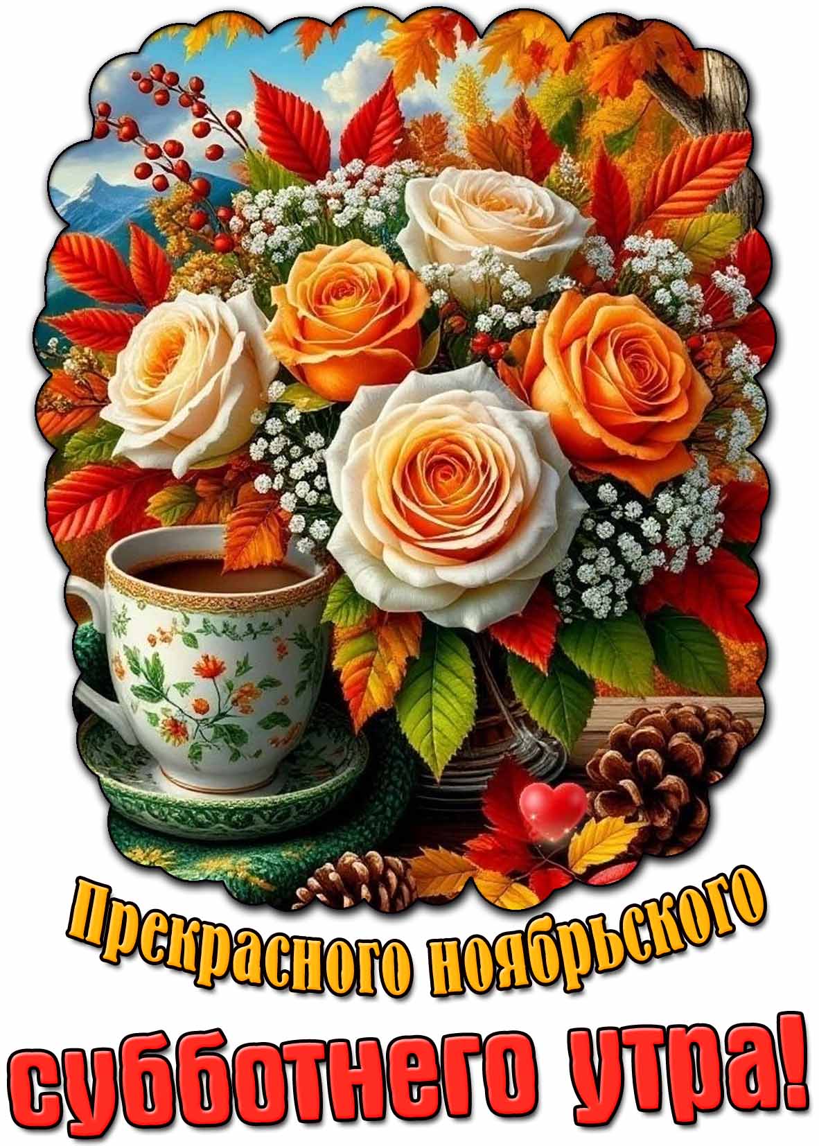 Картинка прекрасного ноябрьского субботнего утра