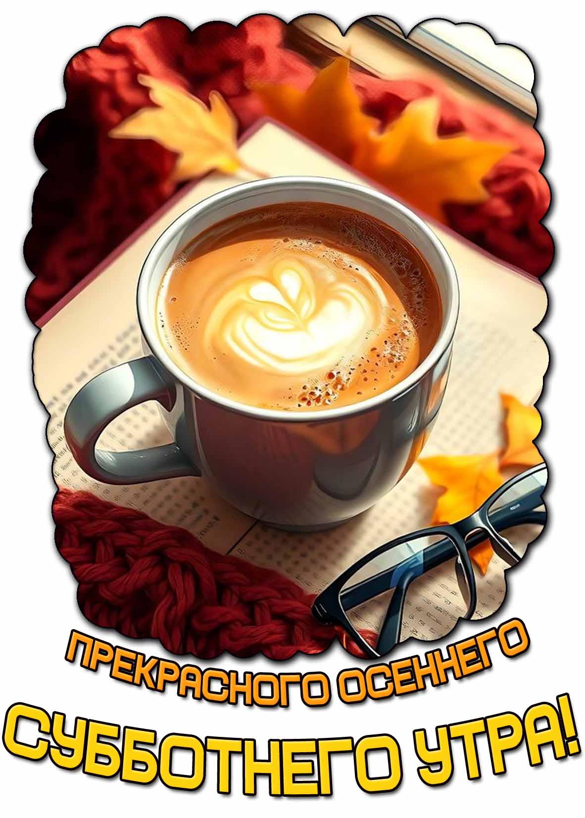 Картинка прекрасного осеннего субботнего утра