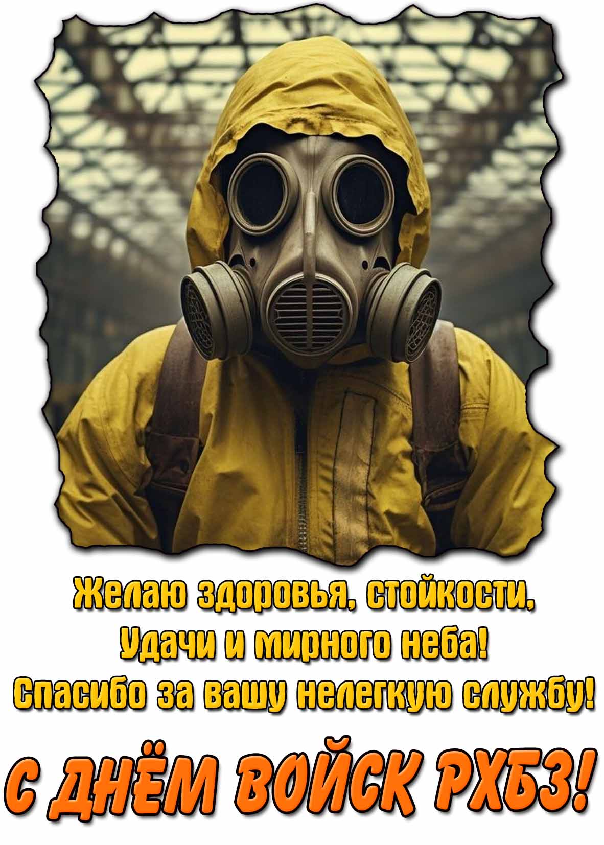 Картинка - поздравление с днём войск РХБЗ