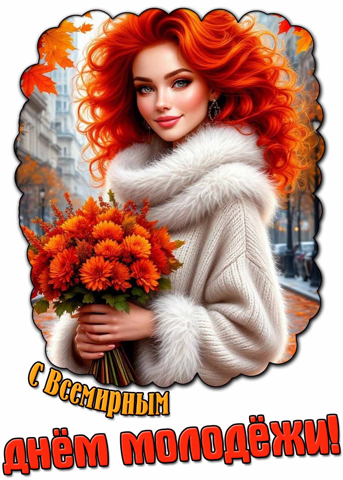 Картинка с Всемирным днём молодёжи