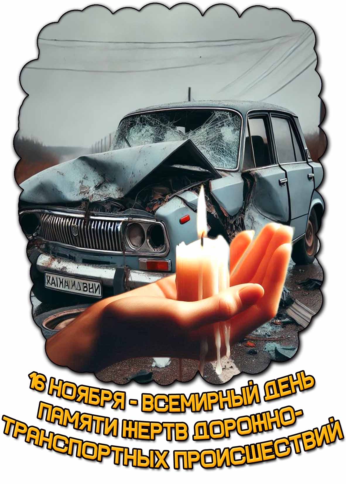 Картинка 16 ноября - Всемирный день памяти жертв дорожно-транспортных происшествий