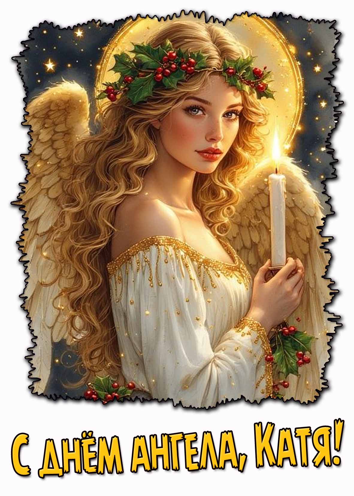 Картинка с днём ангела, Катя