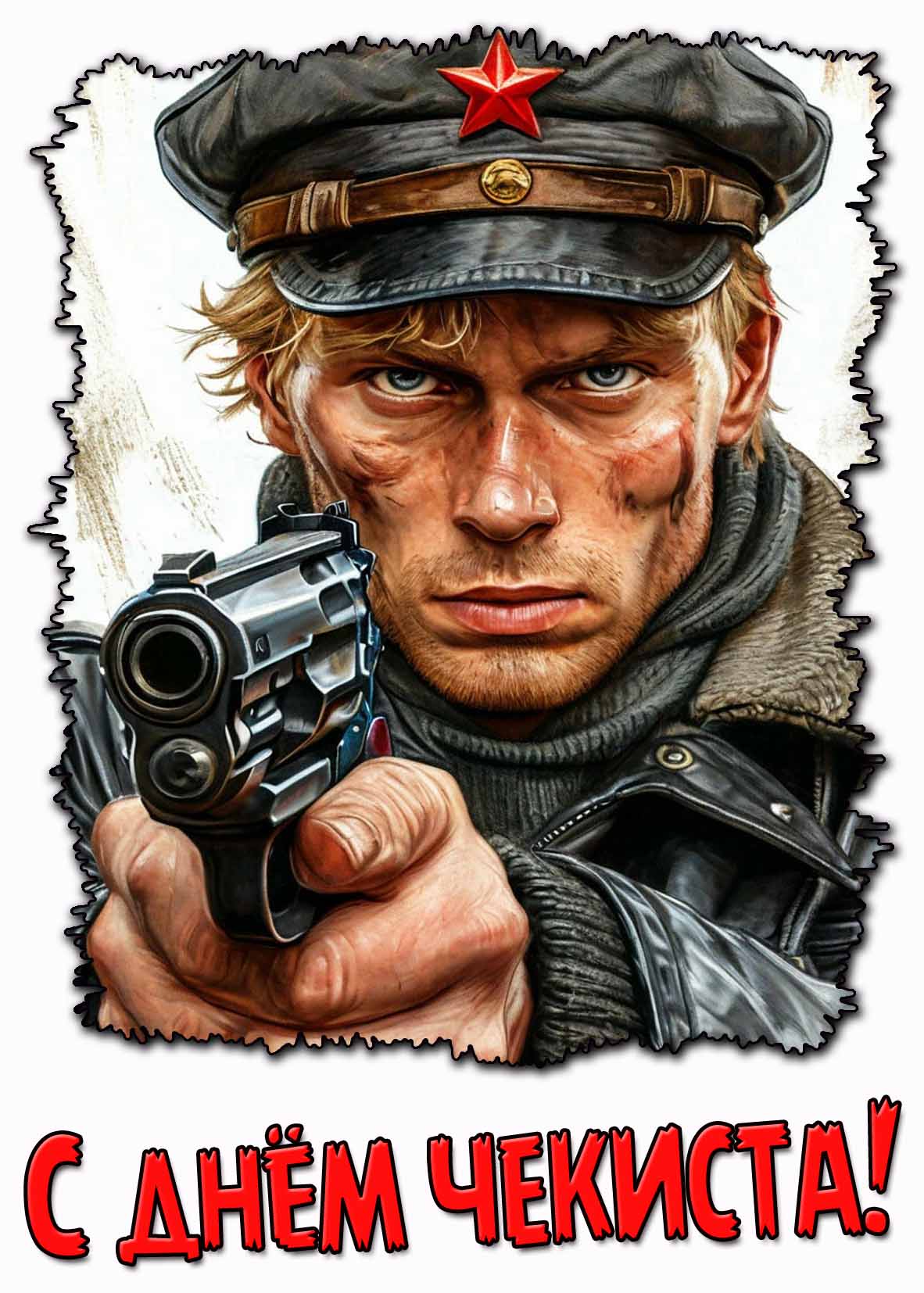 Крутая открытка с днём чекиста