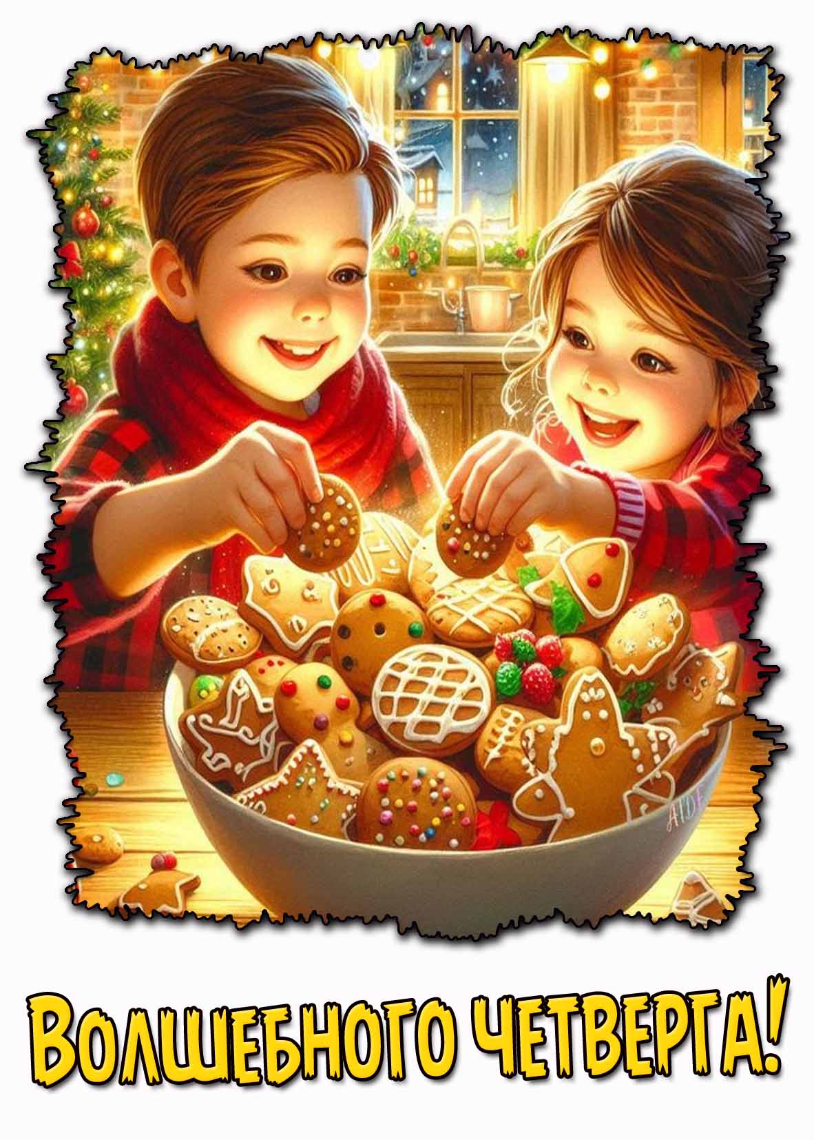 Волшебного четверга! - новогодняя картинка