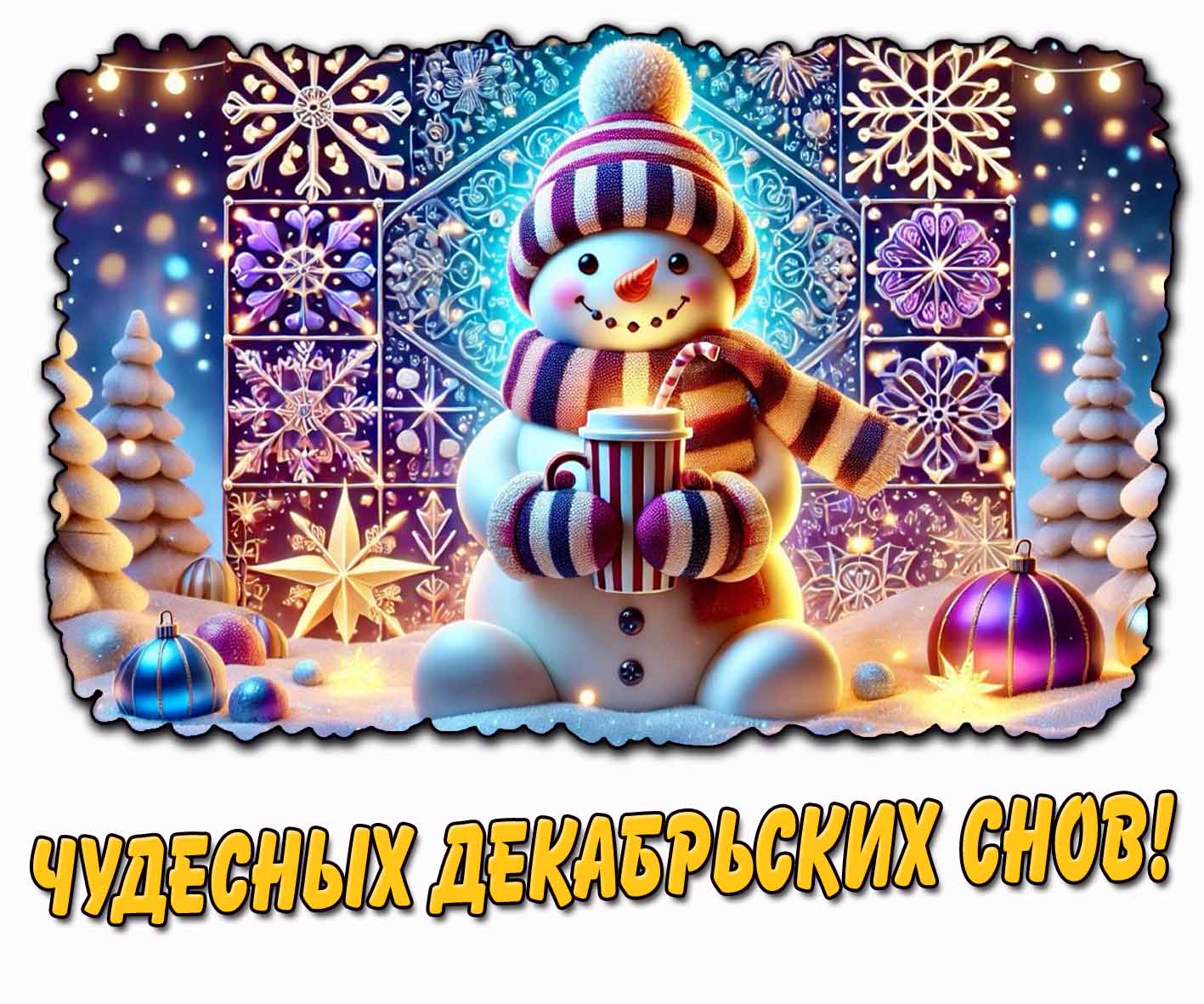 Картинка чудесных декабрьских снов