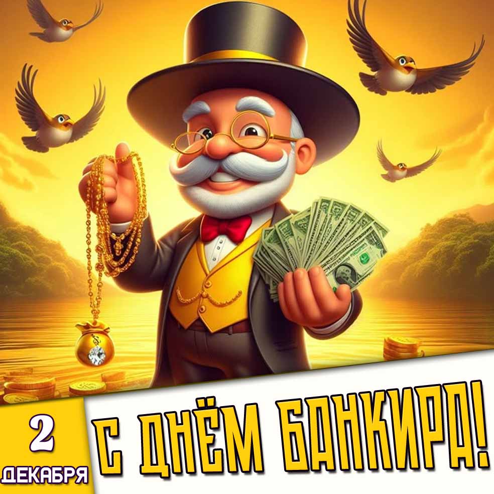 Картинка 2 декабря - с днём банкира!