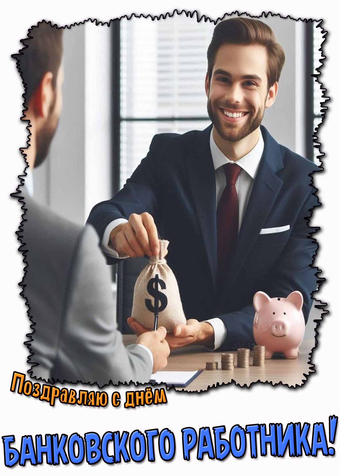 Открытка поздравляю с днём банковского работника