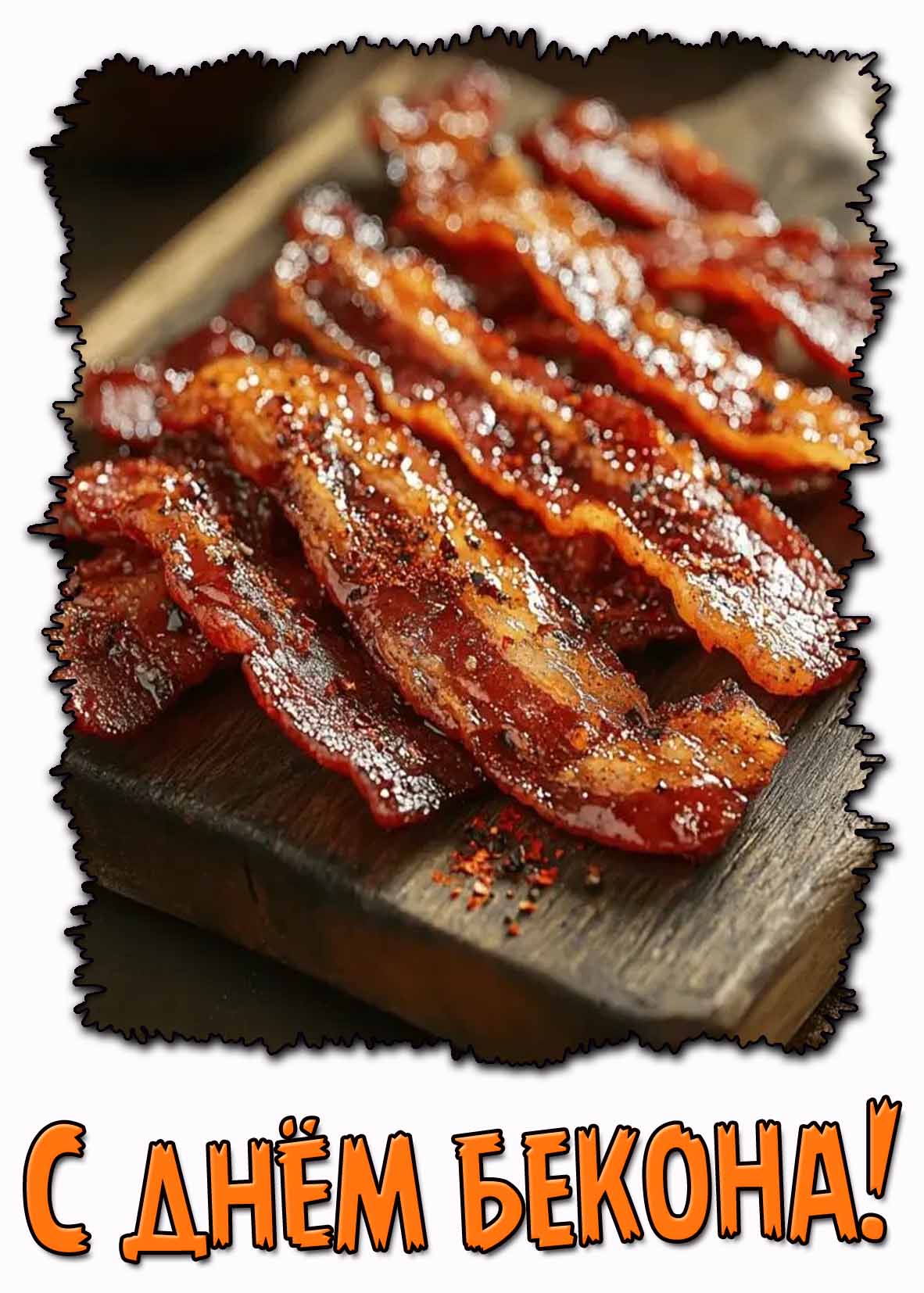 Сочная картинка с днём бекона