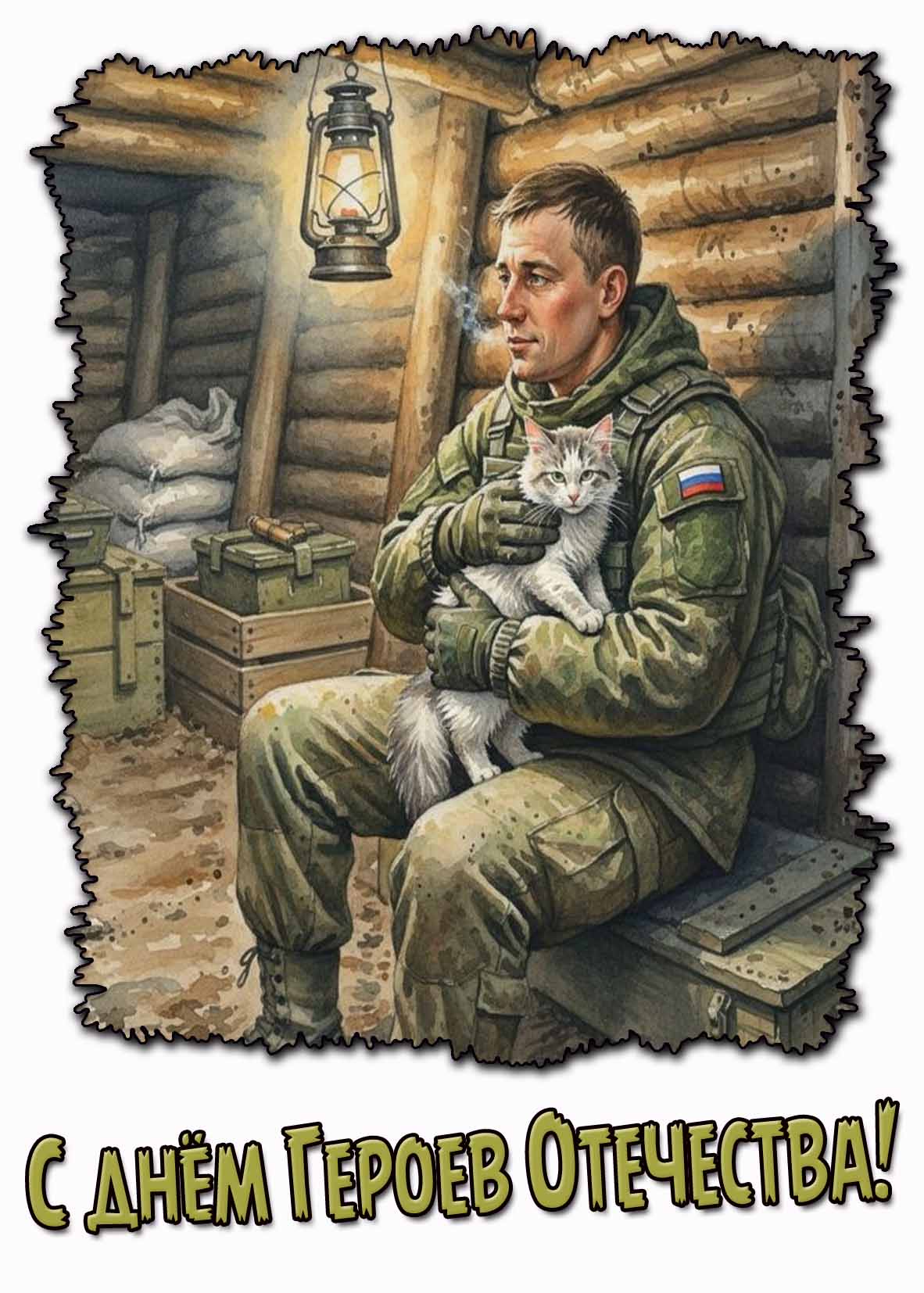 С днём Героев Отечества! - картинка для участника СВО