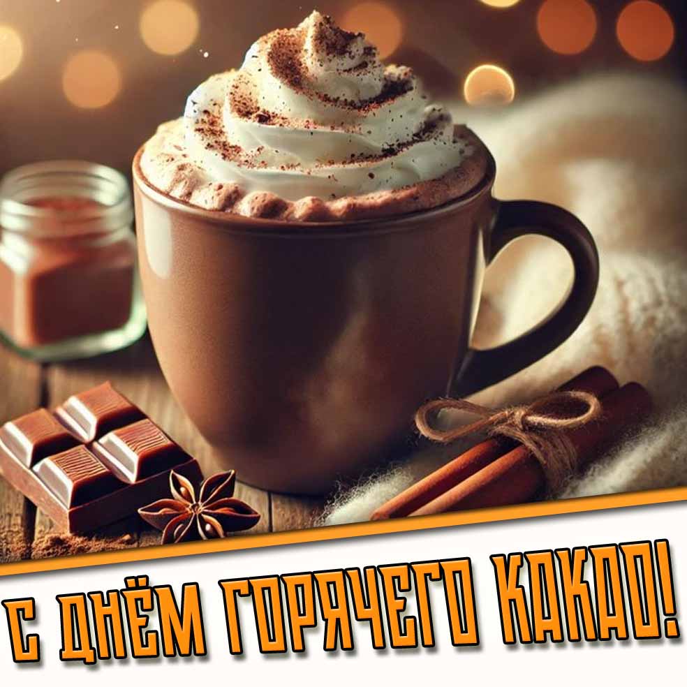 Картинка с днём горячего какао