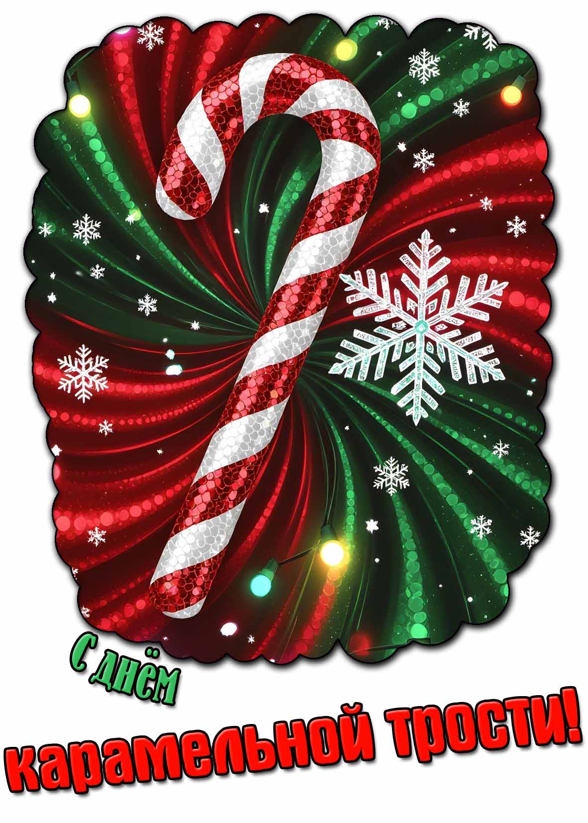 Креативная картинка на день карамельной трости