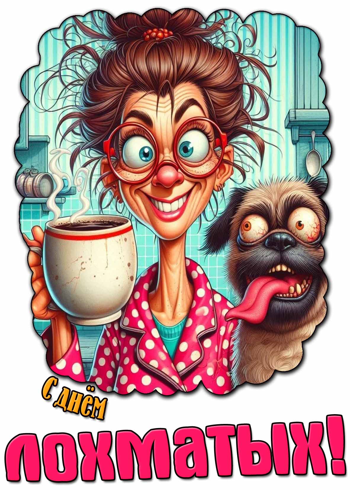 Смешная картинка с днём лохматых