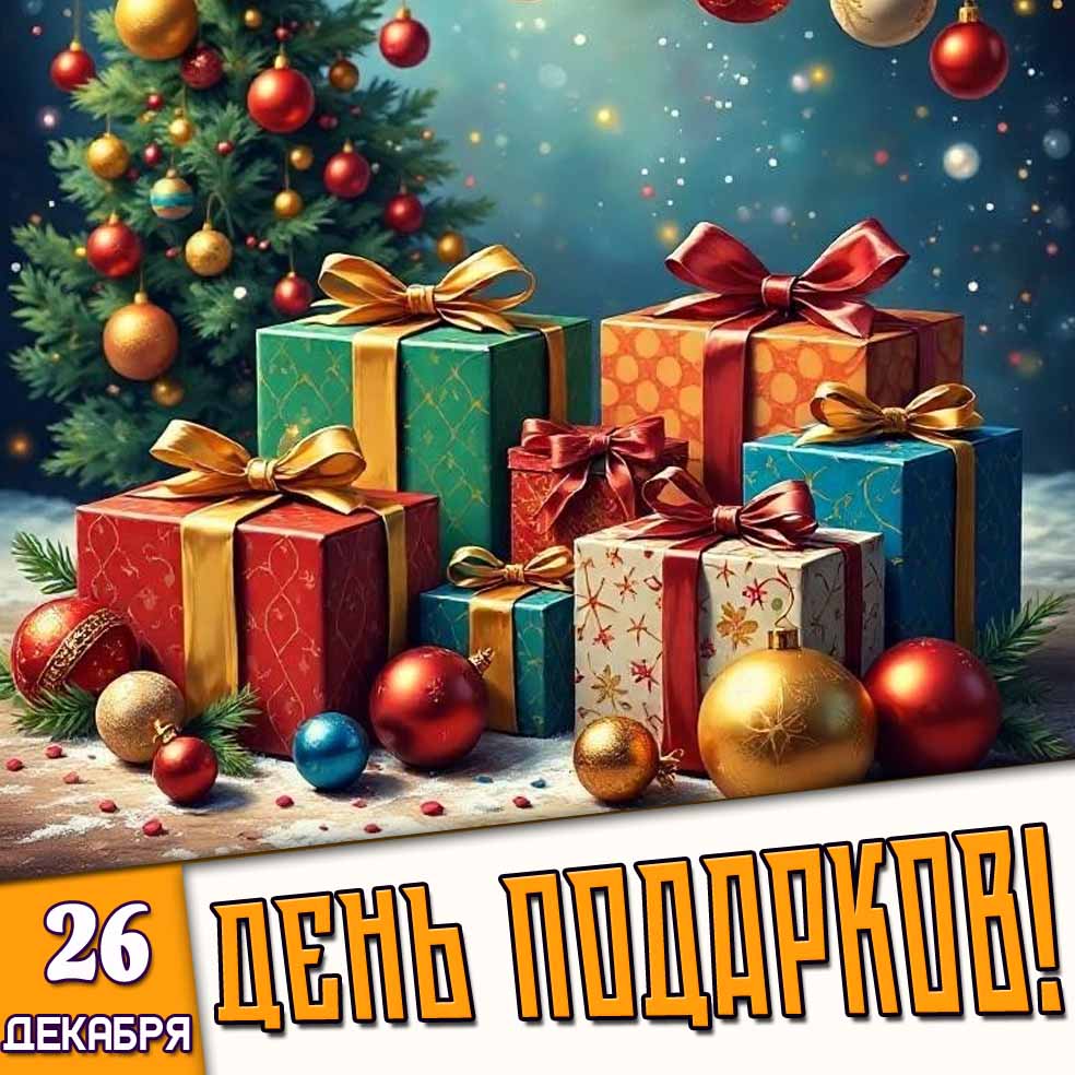 26 декабря - день подарков! - картинка