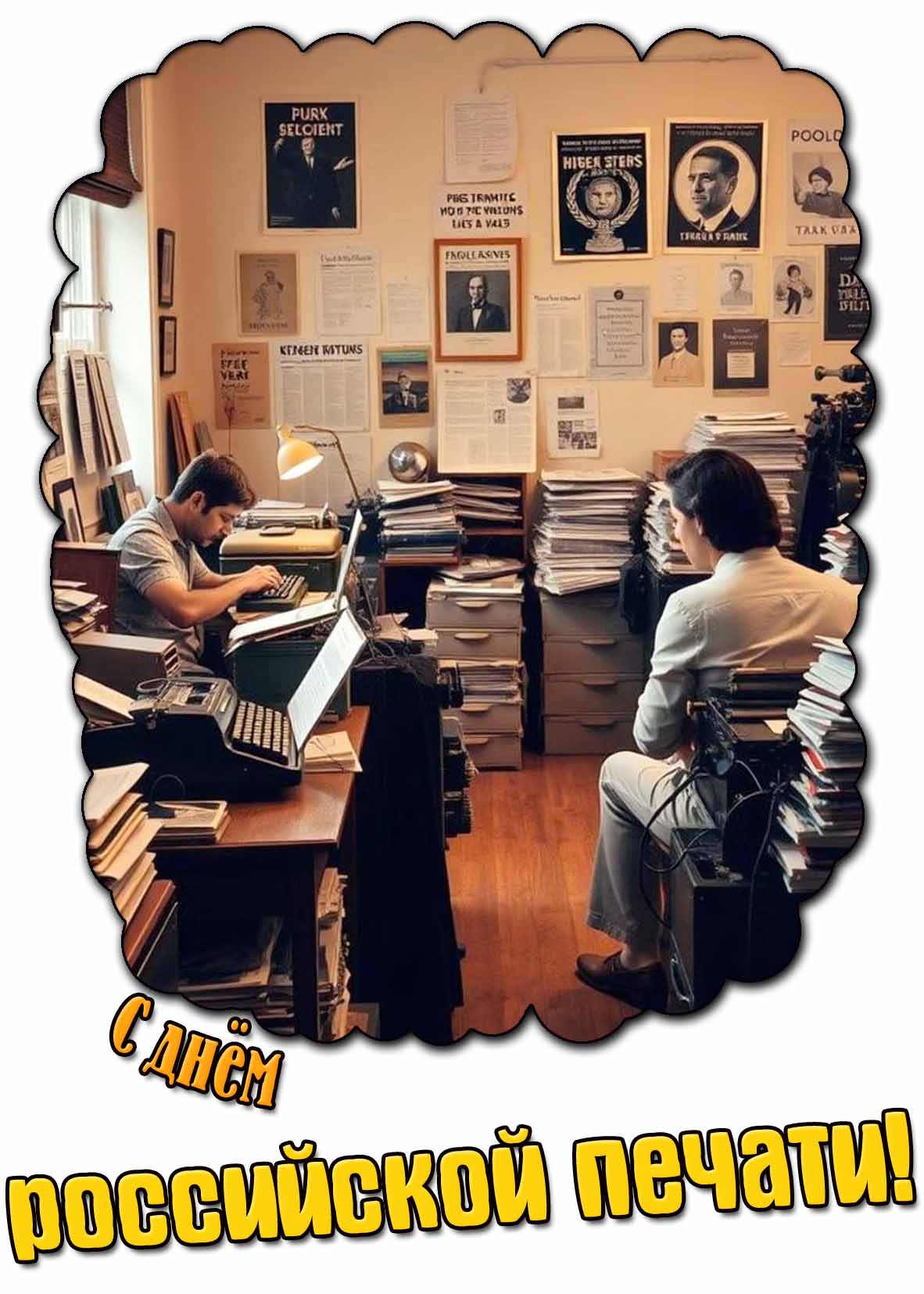 Картинка с днём российской печати