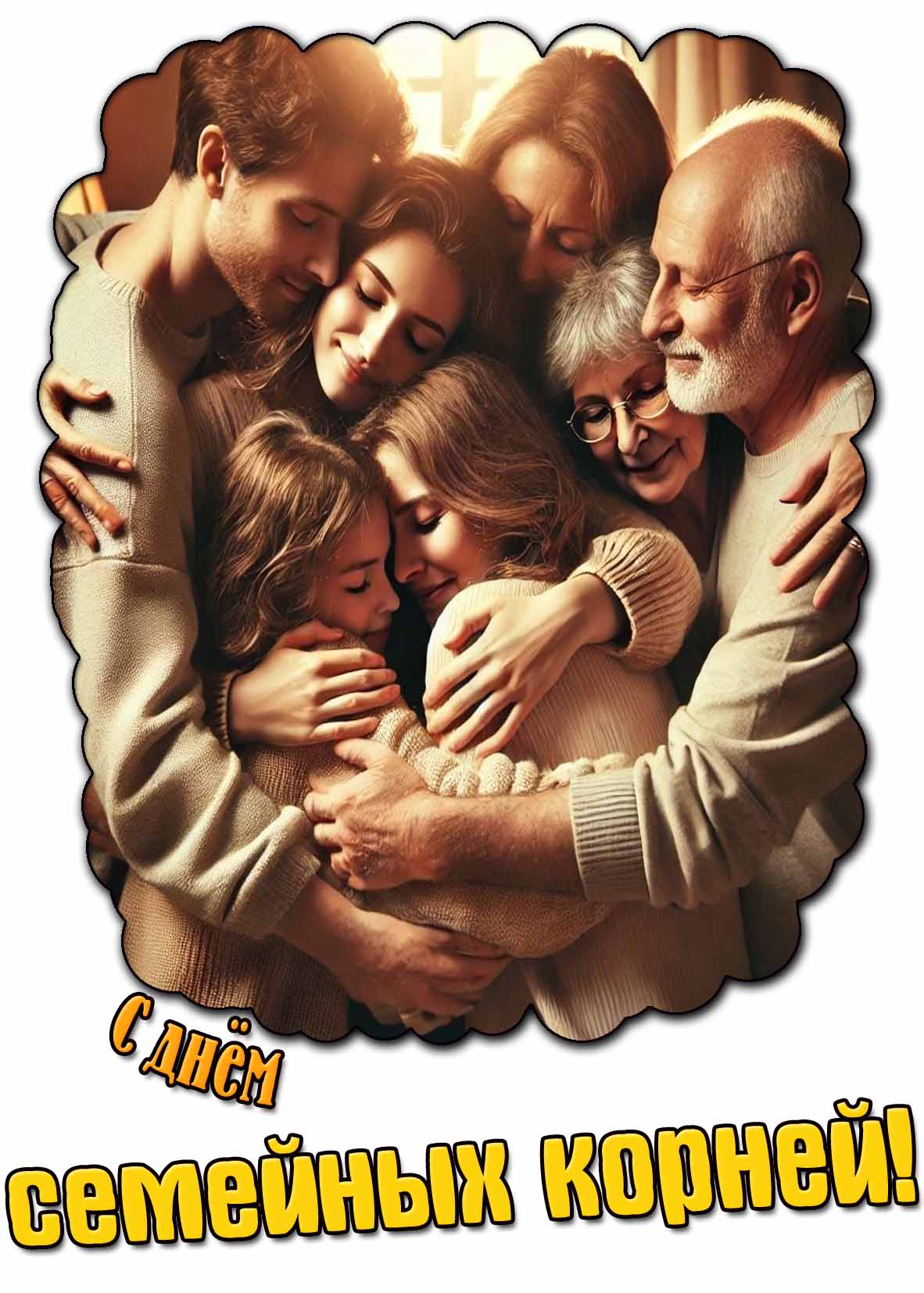 Открытка с днём семейных корней