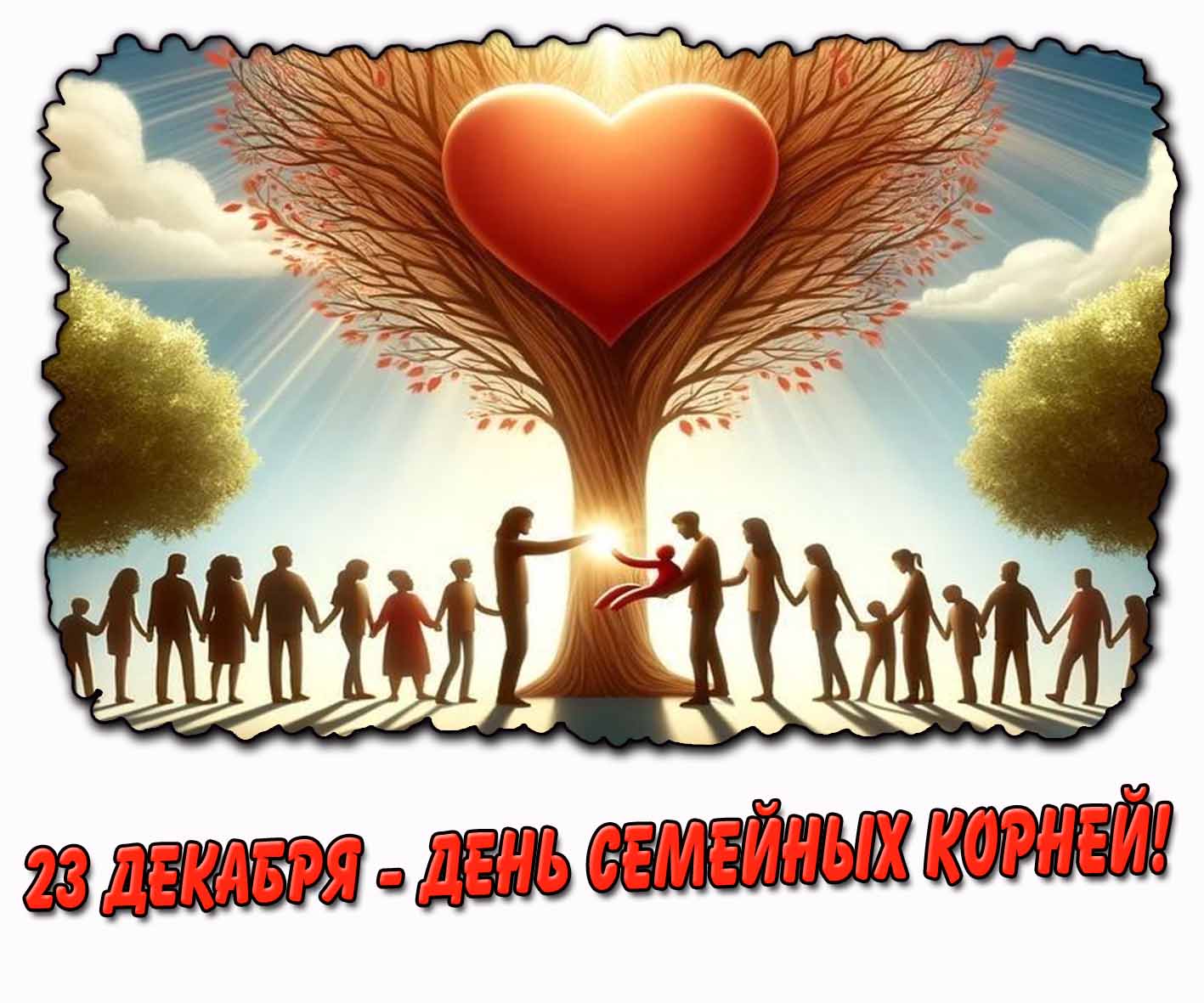 Картинка 23 декабря - день семейных корней!