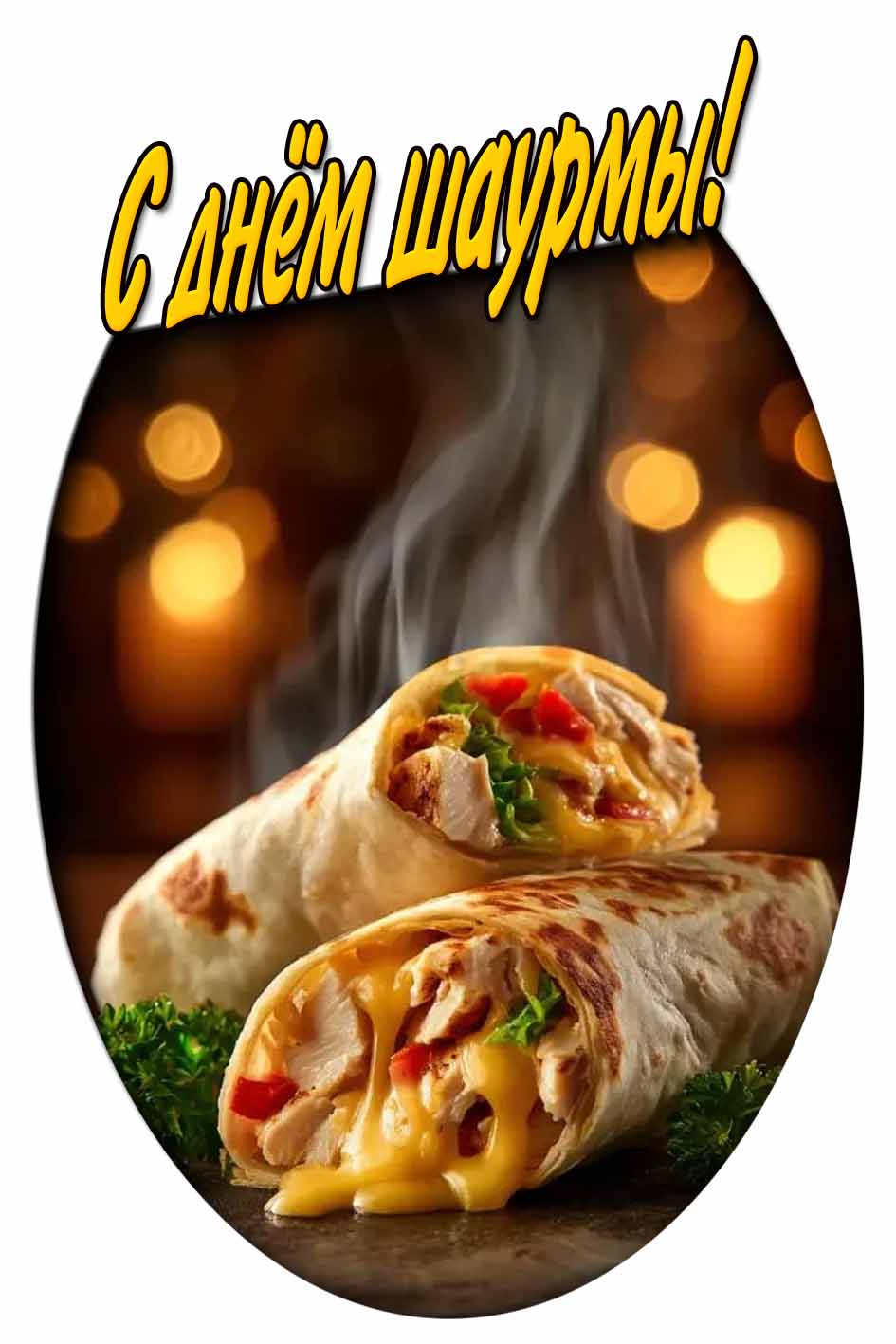 С днём шаурмы! - открытка
