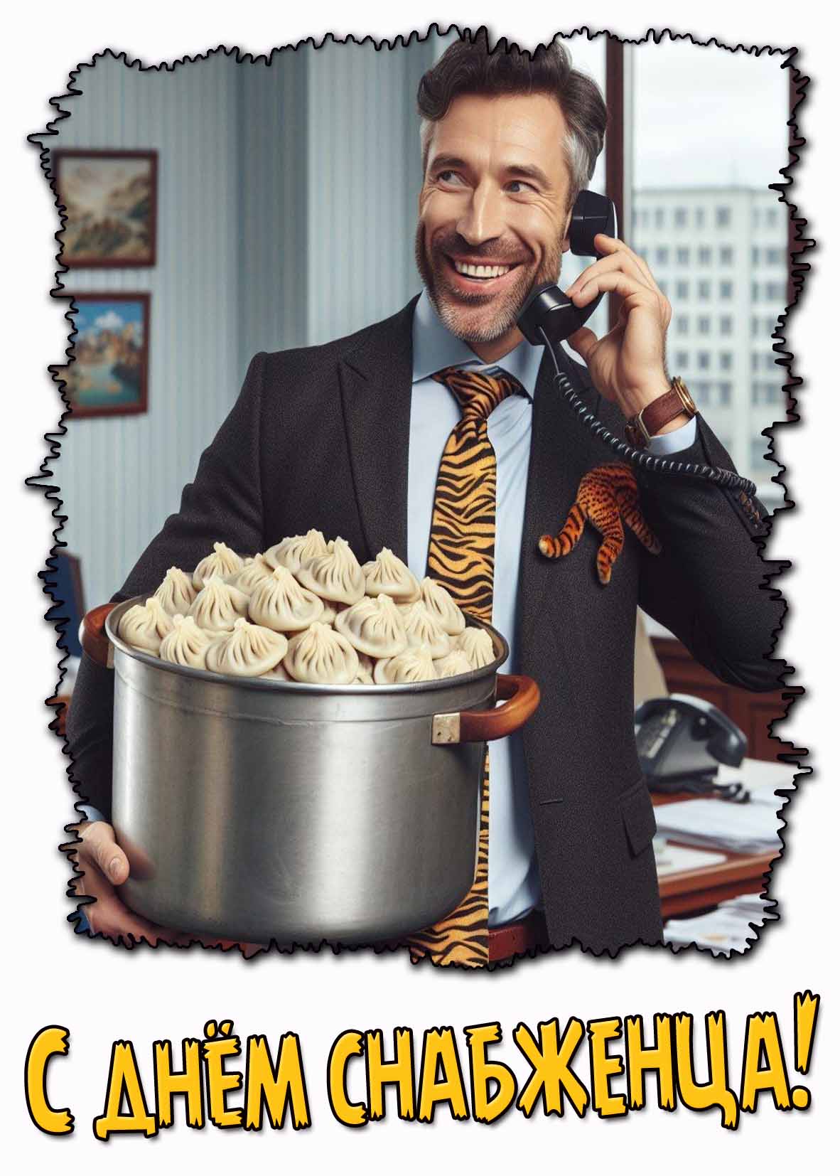 С днём снабженца! - смешная открытка