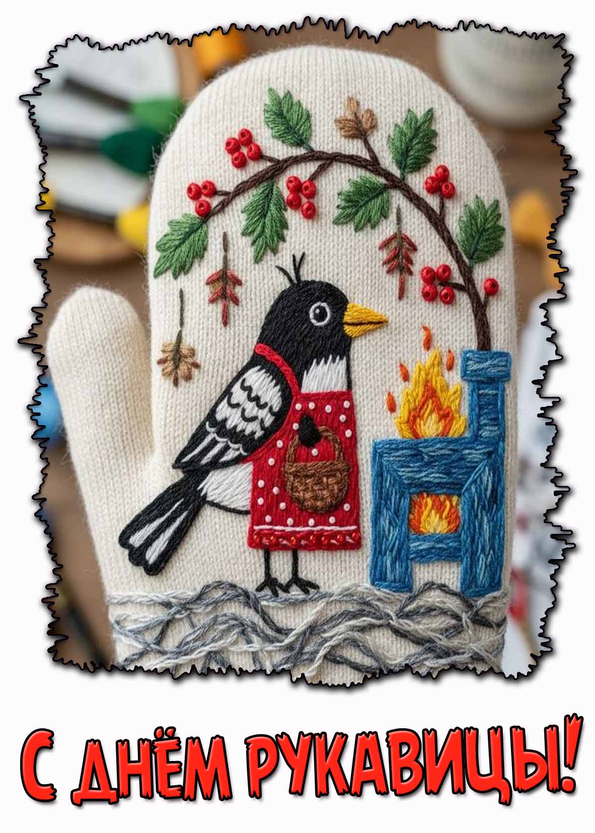 Картинка с днём рукавицы