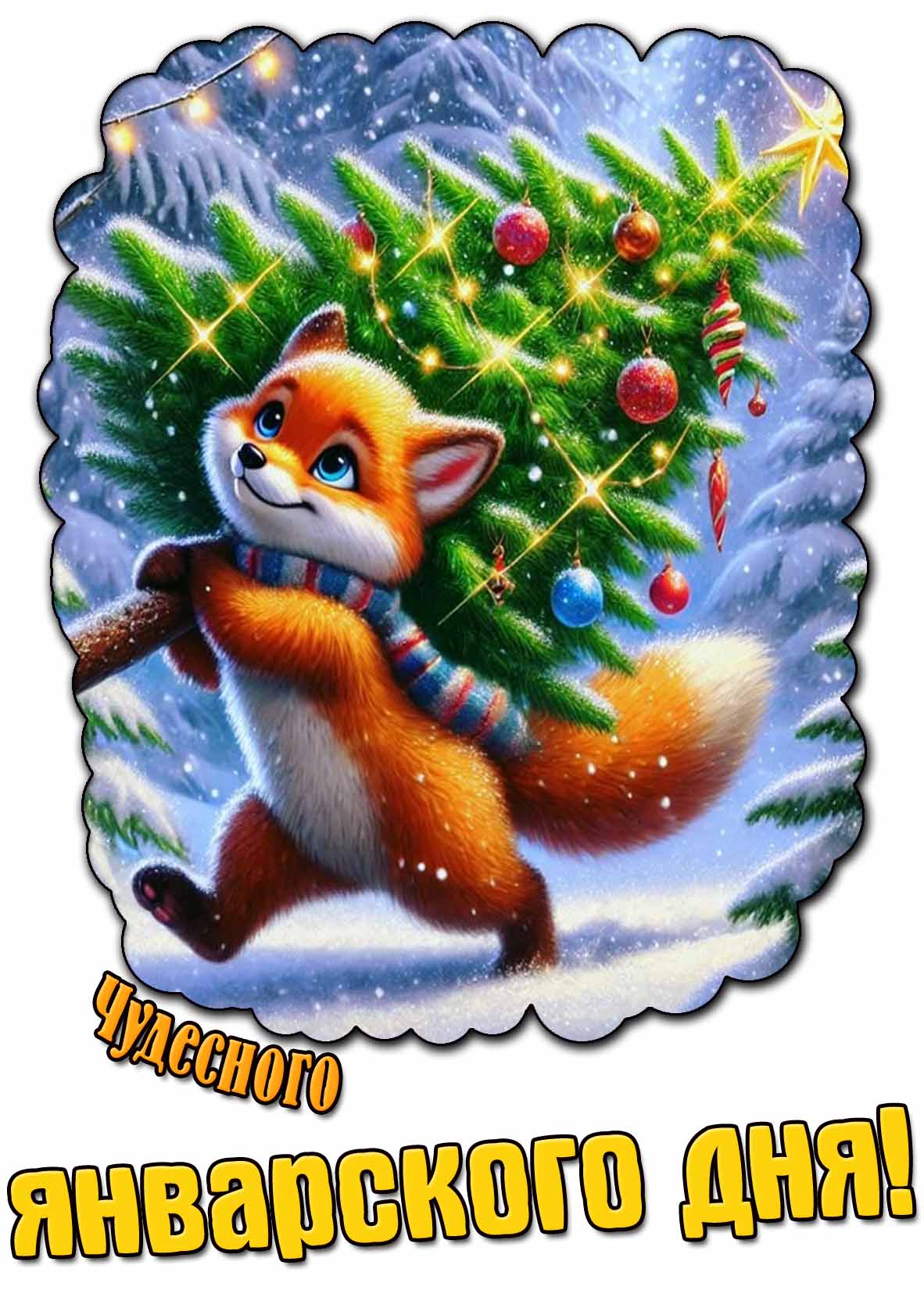 Картинка чудесного январского дня