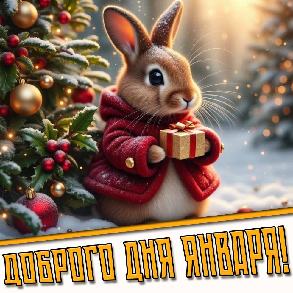 Красивая картинка доброго дня января