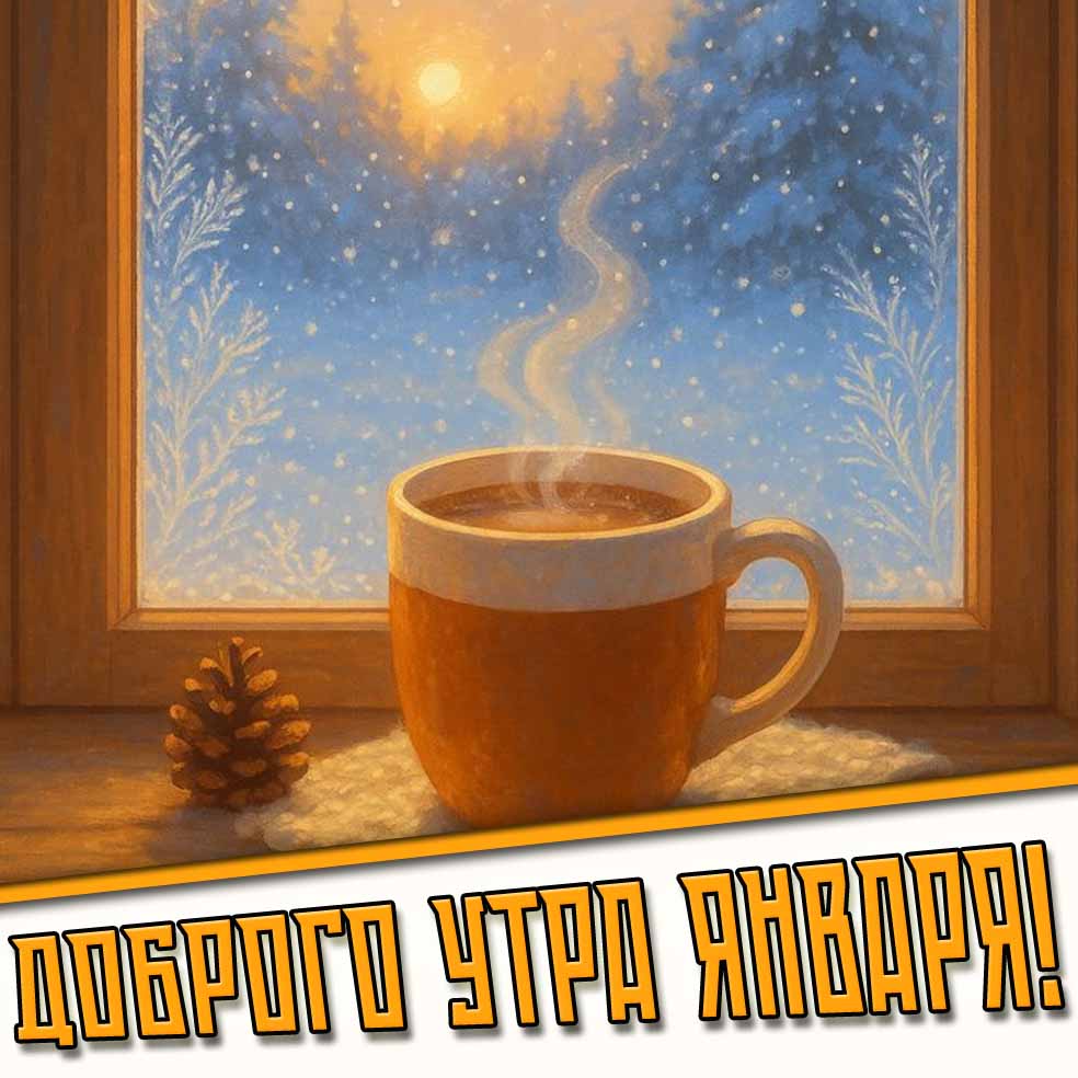 Картинка доброго утра января