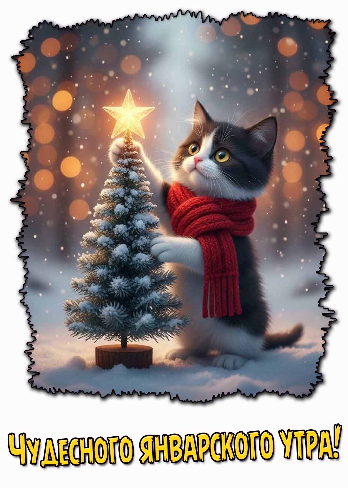 Картинка чудесного январского утра