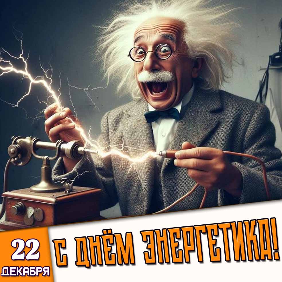 Картинка 22 декабря - с днём энергетика!