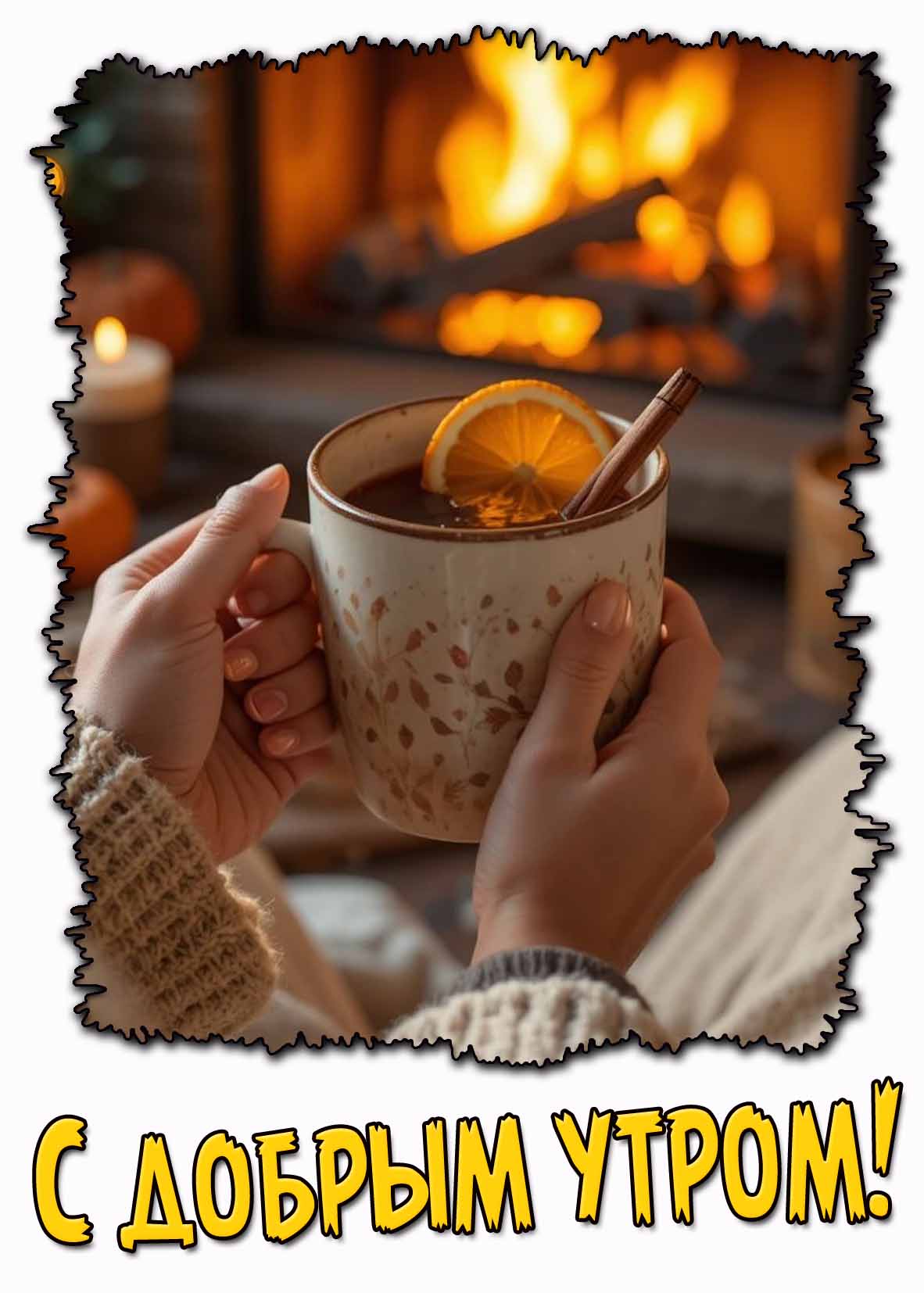 Красивая открытка с добрым утром