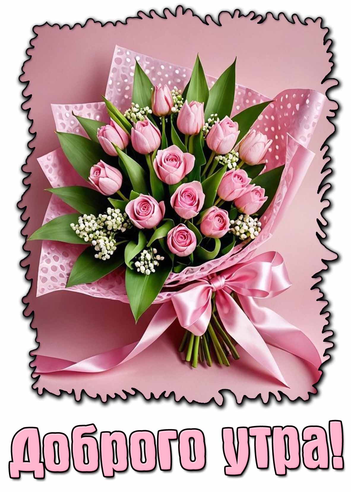 Доброго утра! - картинка с цветами