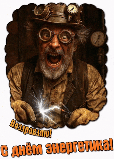 Прикольная гифка с днём энергетика
