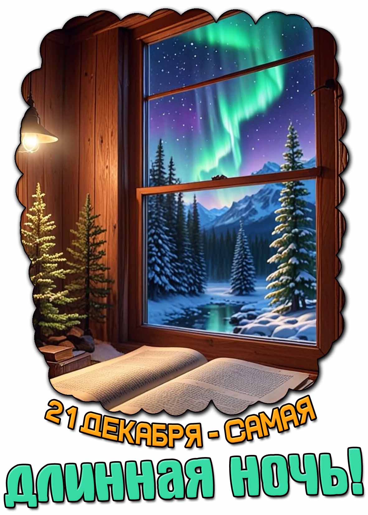 Картинка 21 декабря - самая длинная ночь