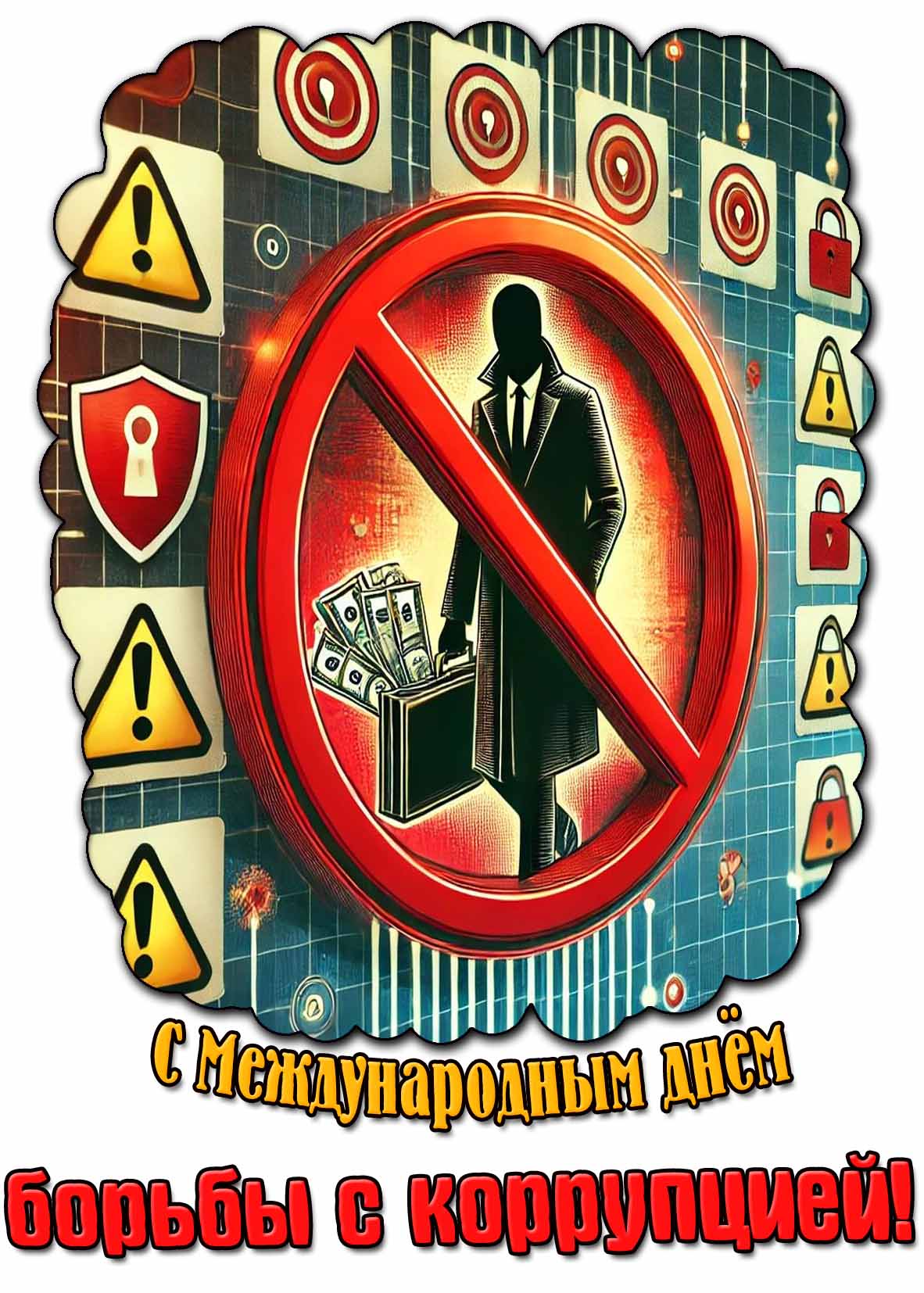 Красивая картинка с Международным днём борьбы с коррупцией
