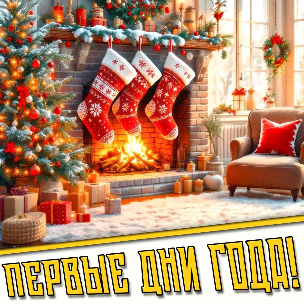 Картинки на первые дни года и января