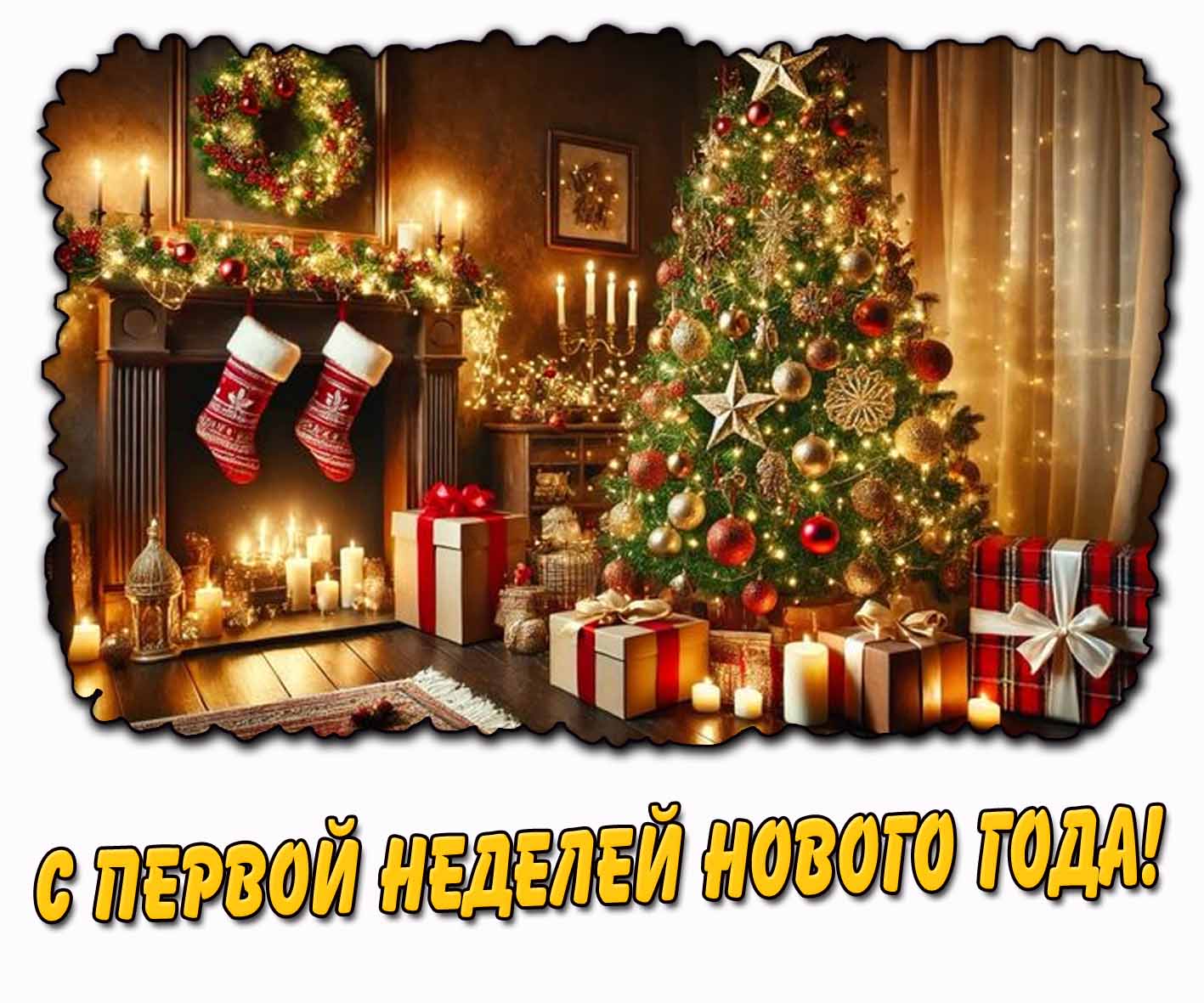 Картинка с первой неделей нового года