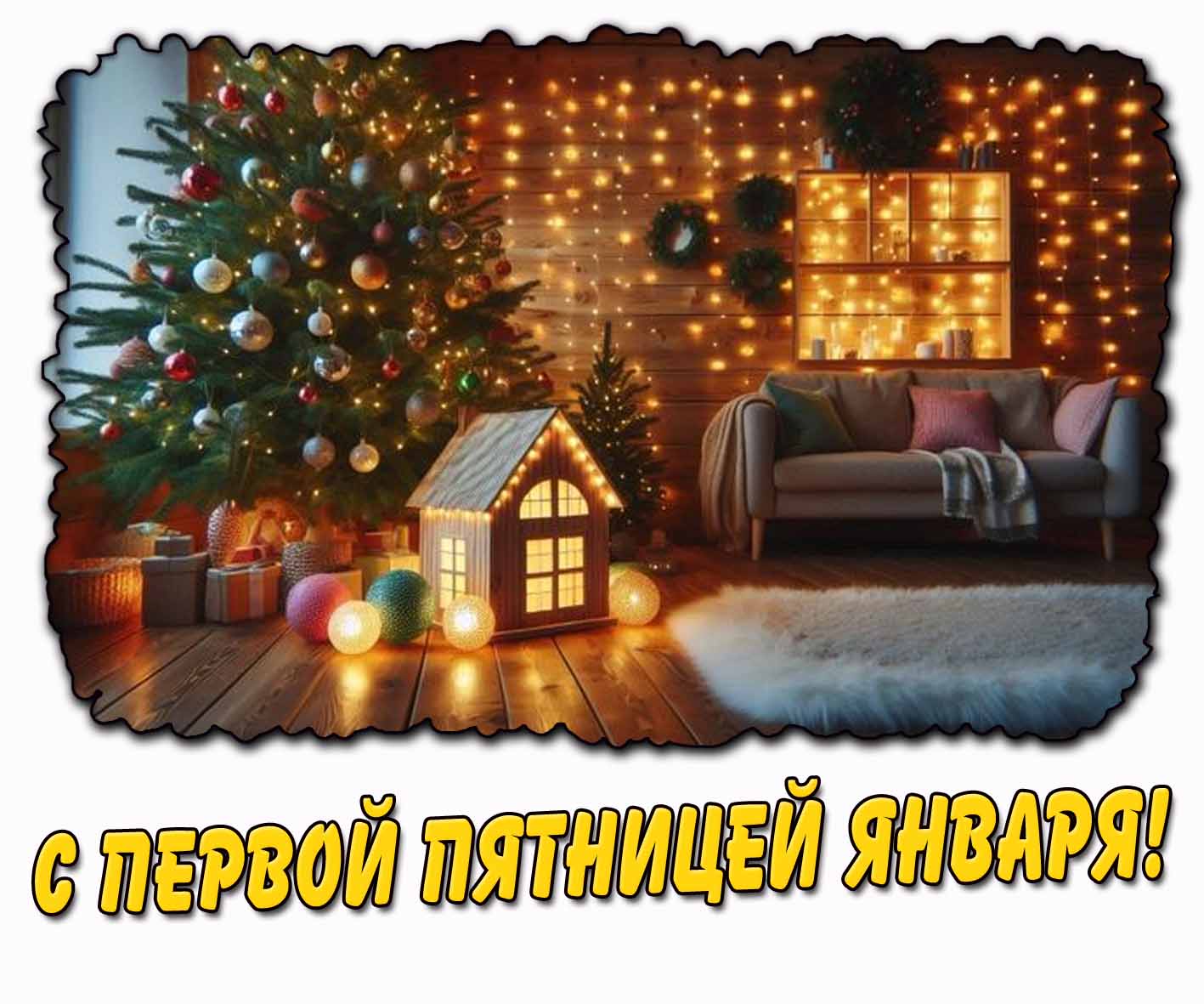 Картинка с первой пятницей января
