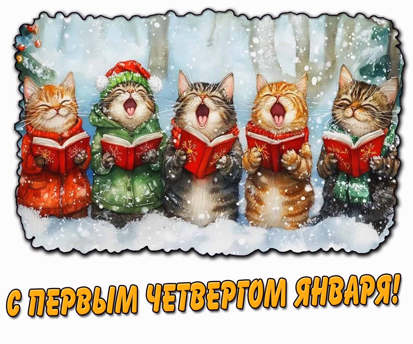 Прикольная картинка с первым четвергом января