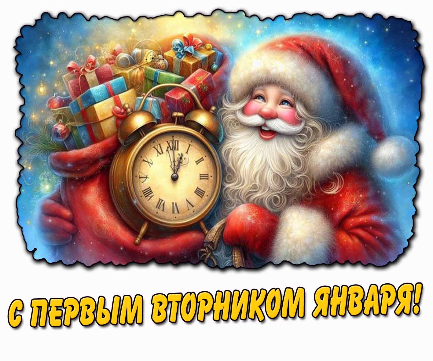 Картинка с первым вторником января