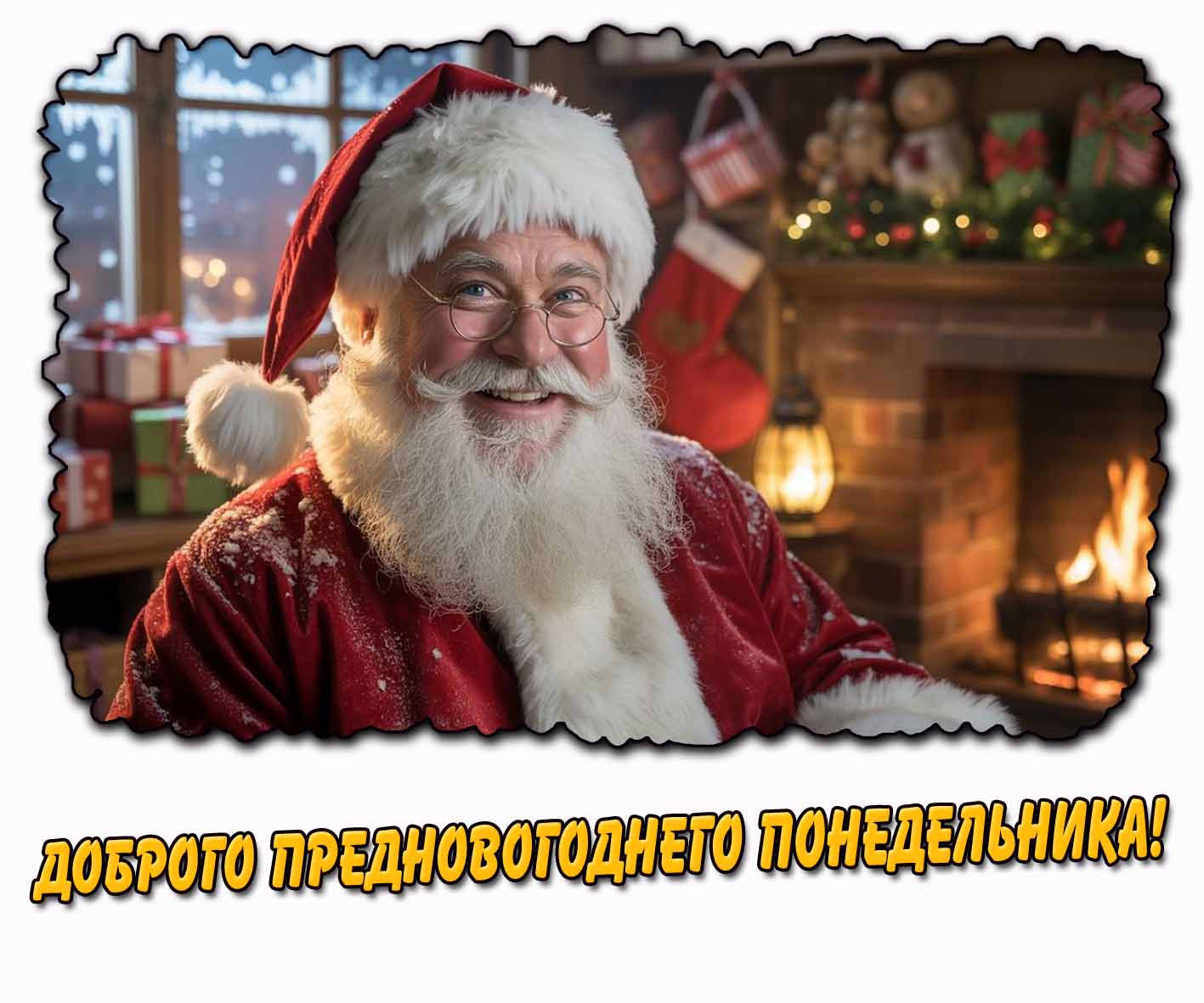 Картинка доброго предновогоднего понедельника