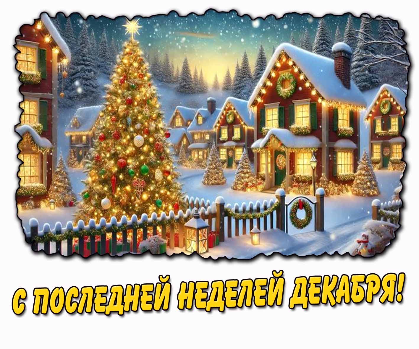 Красивая картинка с последней неделей декабря