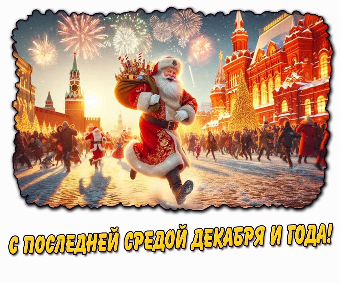 Картинка с последней средой декабря и года