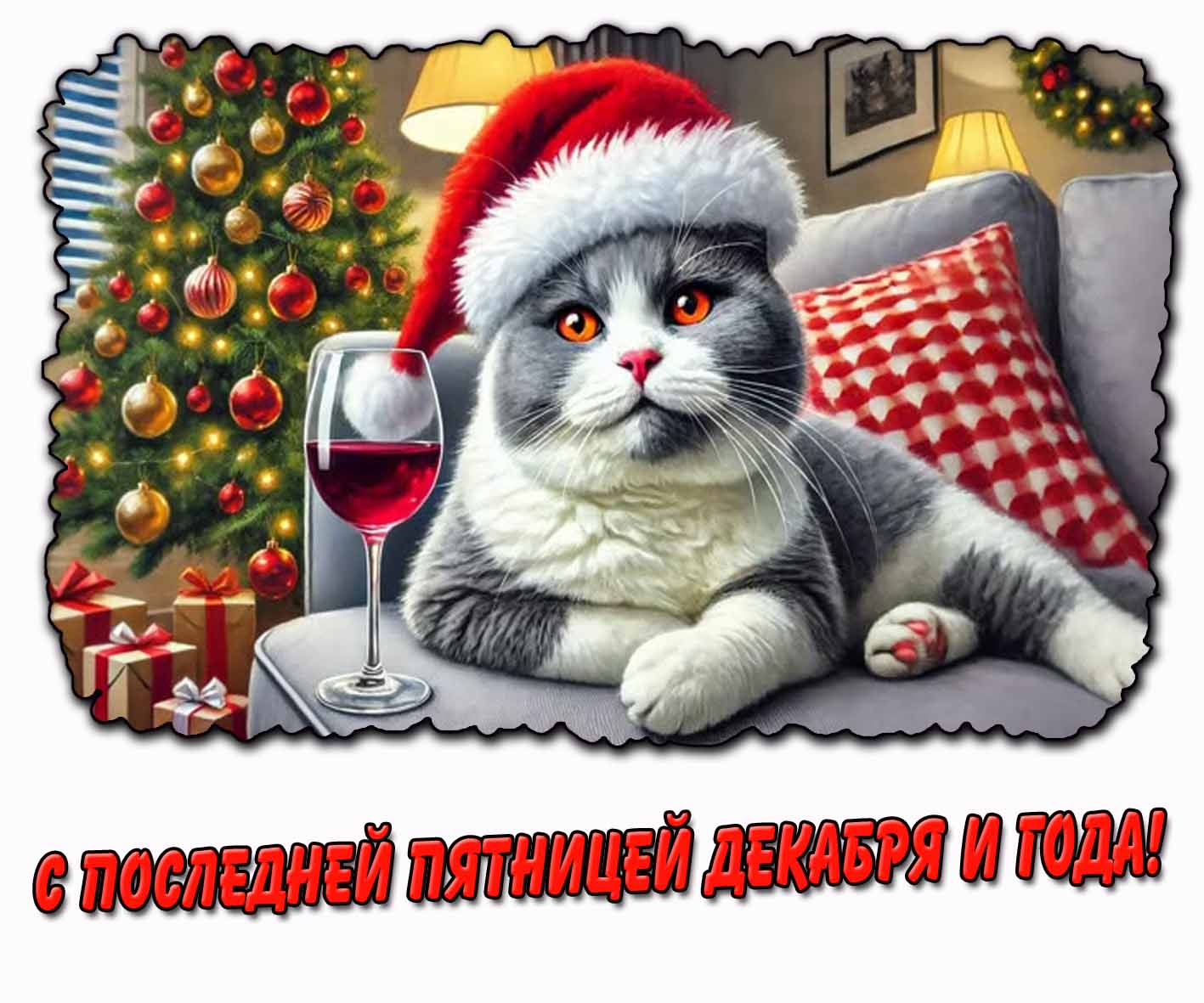 Прикольная картинка с последней пятницей декабря и года