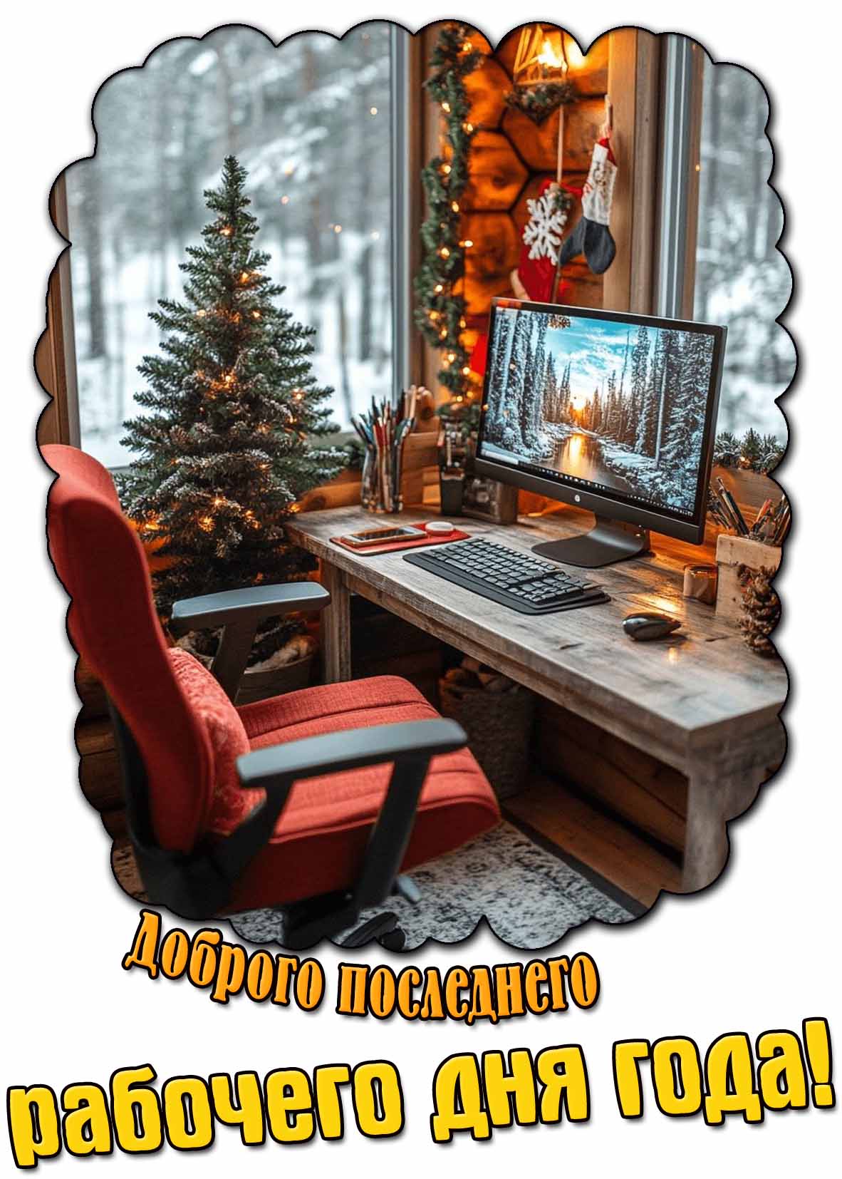 Картинка на последний рабочий день года