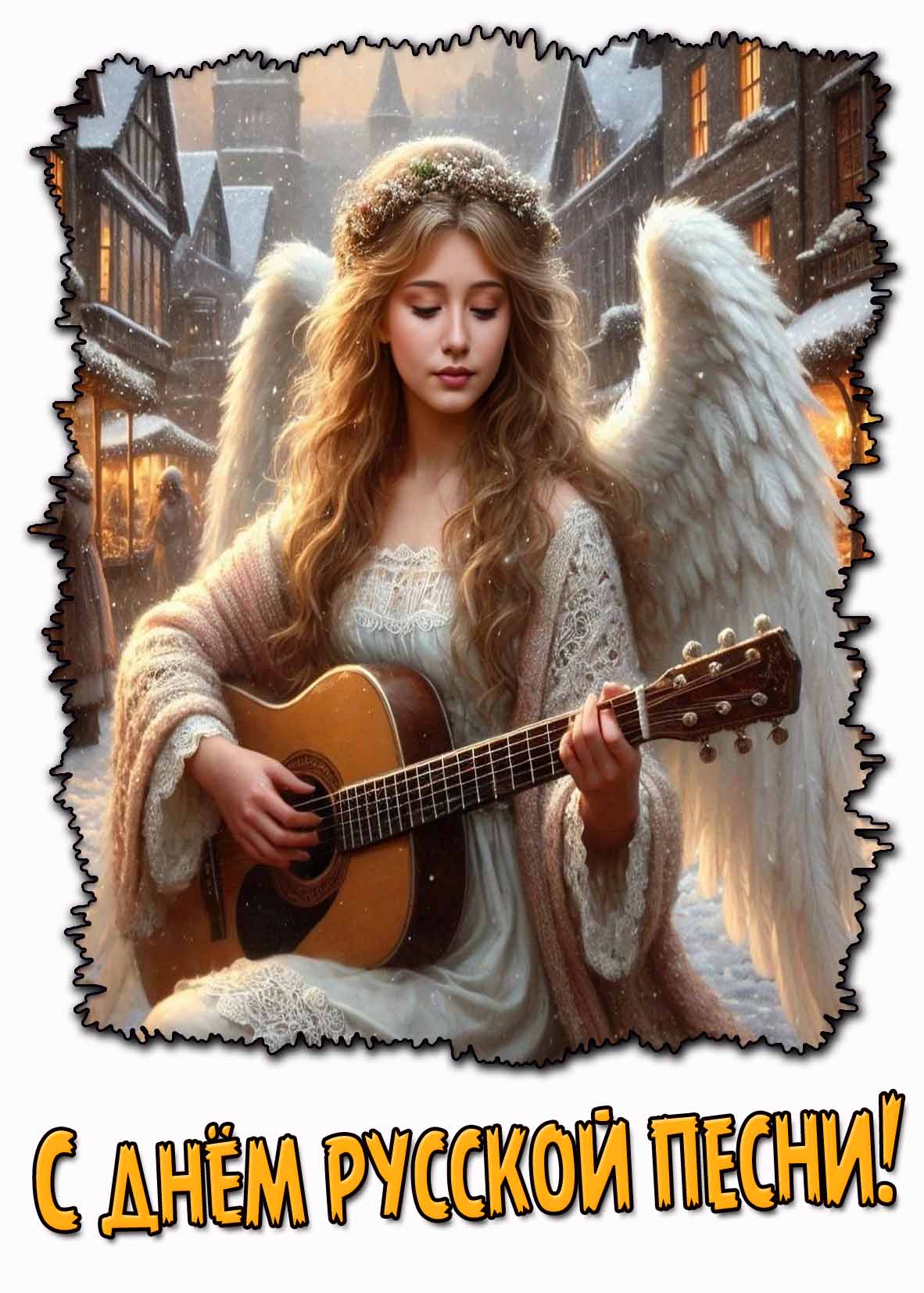 Красивая картинка с днём русской песни