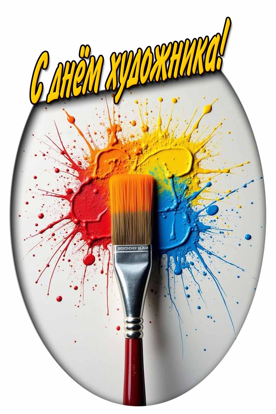 Картинка с днём художника